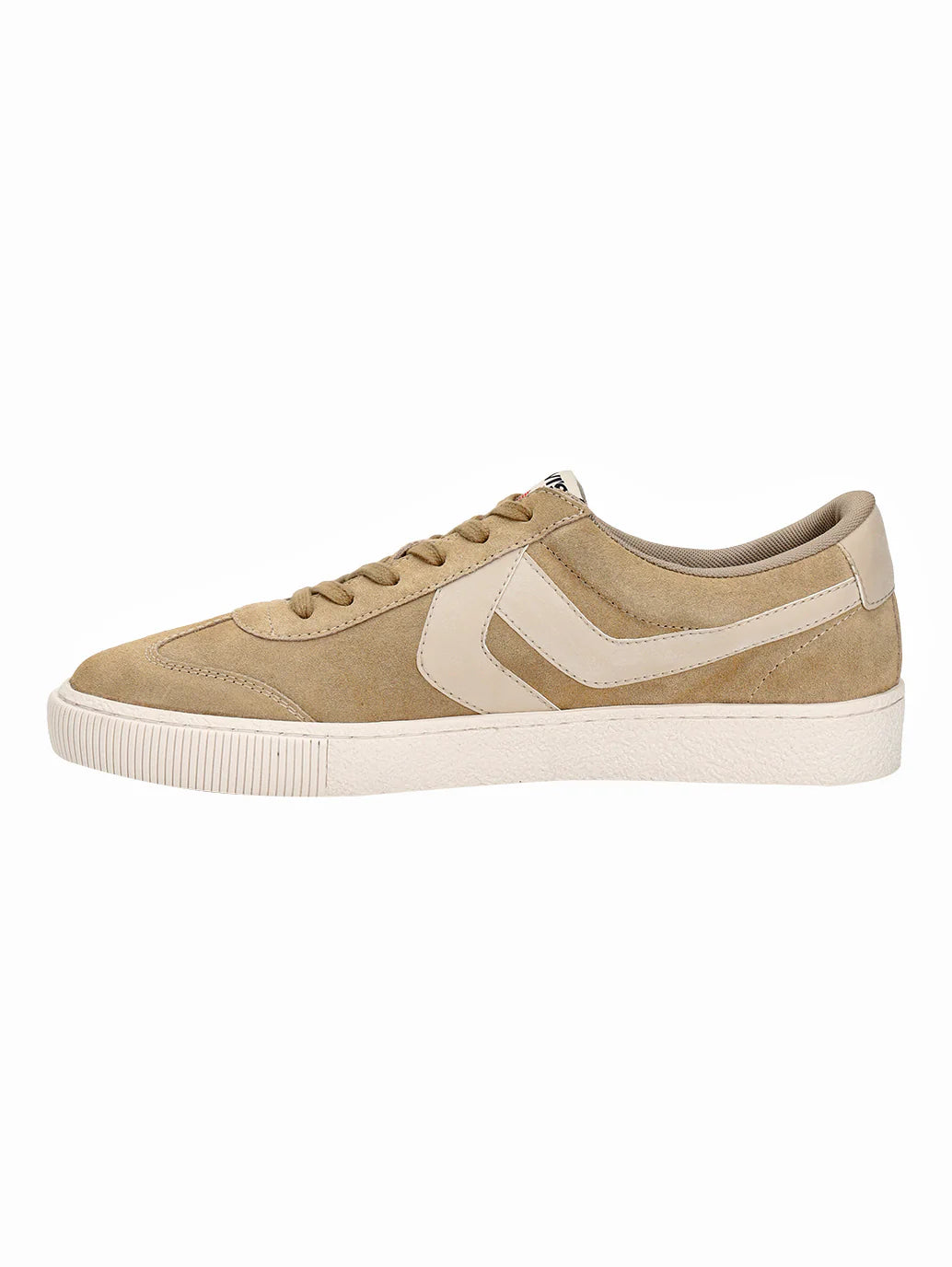 Men's Beige Colorblock Sneakers