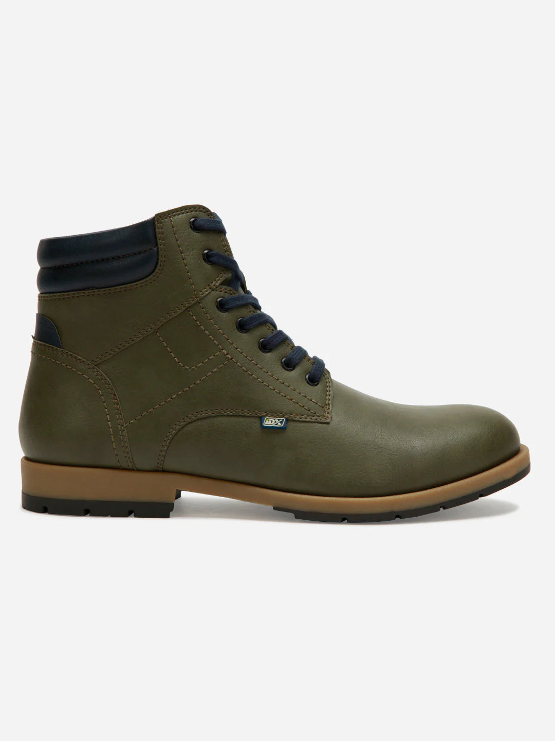 Men's Brown Round Toe High Top Boot (IX1022)